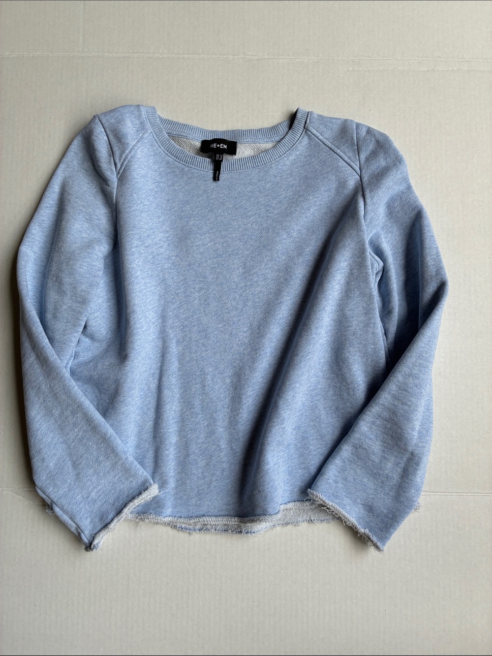 ME+EM Pale Blue Crewneck Sweatshirt